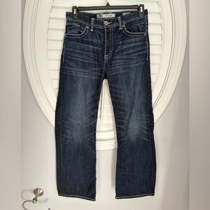 BKE men’s dark wash Tyler Bootcut jeans size 31